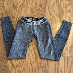 Gymshark flex leggings XS Gray Navy Blue